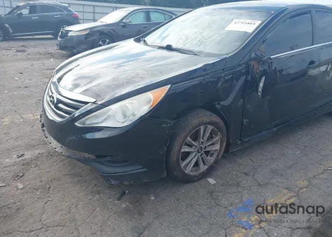 2014 Hyundai Sonata Gls из США, поврежденный, VIN 5NPEB4AC4EH926833